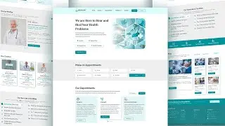 HOW TO DESIGN CLINIC WEBSITE | MEDICAL WEBSITE DESIGN IN FIGMA