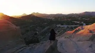 Danielle Moinet in the Desert