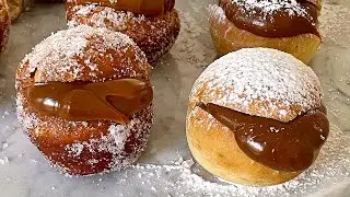 Berlinesas- Bolas de Fraile - Miguelitos, al horno y fritos  con la misma masa . Tips para no fallar