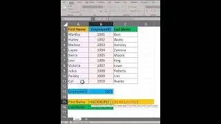 How does XLOOKUP work in Excel #Excel #XLOOKUP
