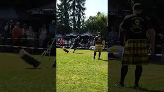 Baumstammziehen beim Highland Games #shorts #event