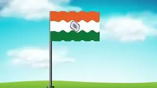 Wave warp flag effect - After Effects
