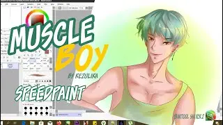 Muscle Boy Speedpaint (8 minutes) w/ PaintTool SAI ver.2