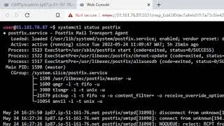 CWP Web Terminial for SSH Commands