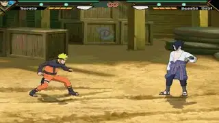 TS UZUMAKI NARUTO VS  TS SASUKE HEBI - NARUTO SHIPPUDEN REAL MUGEN