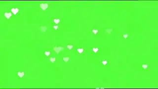 Heart Particles | Green screen effect | No Copyright | King Effects