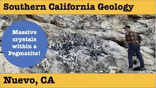 Southern California Geology | Massive crystals within a Pegmatite!