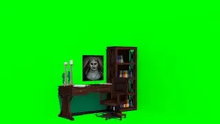 Footage green screen Armchair