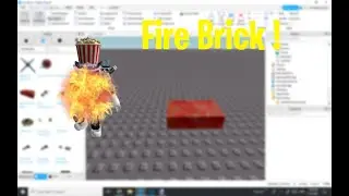 How to make A Simple Fire Brick In Roblox Studio !