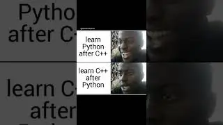 Python VS C++ ☠️ #programming #coding #memes #shorts