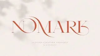 NOMARK || Ligature Typeface Font Free Download