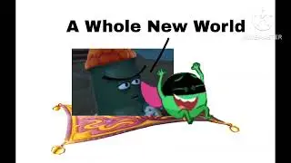 Evil Pea Reaction to Salmon and Sweet Pea Riding a magic carpet
