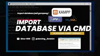 cara import database via CMD | ga pake lama !😎