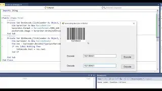How to Generate Barcode in VB.Net