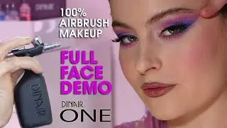 BARBIE INSPIRED 100% AIRBRUSH MAKEUP LOOK WITH DINAIR ONE / TRUCCO AEROGRAFO BARBIE