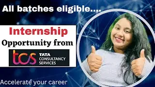TCS internship | Hiring freshers | How to get a job/internship in TCS 