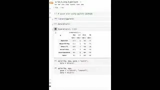 Tips in using R: quick plot using ggplot2