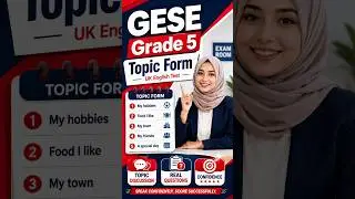 GESE Grade 5  B1 Topic Ideas  MY JOB