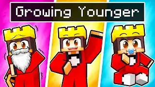 Minecraft But I GROW YOUNGER!
