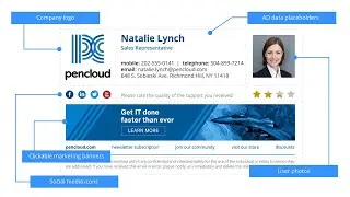 Email signature editor in CodeTwo Email Signatures for Office 365