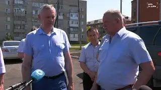 Андрей Травников посетил предприятия, хозяйства и учреждения Татарского района