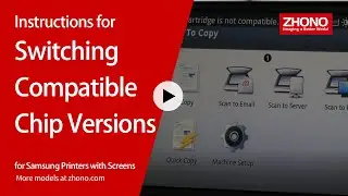 Instructions for Switching Compatible Cartridge Chip Versions of Samsung Printers