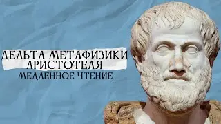 Дельта Метафизики Аристотеля медленное чтение #2