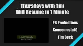 Thursdays with Tim!