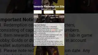FFIC Live watching Rewards Redeem Code | free fire redeem code today | #short #ytshorts #freefire