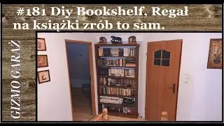 #181 Diy Bookshelf, Regał na książki zrób to sam