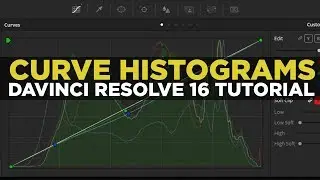 Using the Curve Histograms - Davinci Resolve 16 tutorial