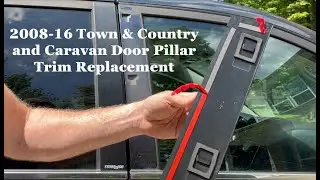 Chrysler Town & Country, Grand Caravan Door Pillar Trim Replacement, Installation Video