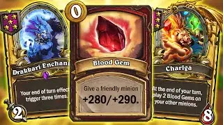 END OF TURN: +12,000/+12,000! | Hearthstone Battlegrounds