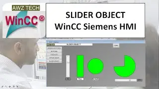 SLIDER OBJECT WinCC Siemens HMI