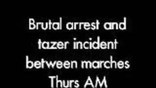 Miami FTAA protest footage