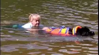 Собаки-водолазы спасают людей на воде