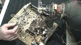 ЭЛТ Телевизор ERISSON  1406.Простейший ремонт источника питания