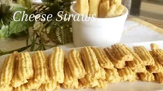 SAVORY, CRUNCHY CHEESE STRAWS  / IN THE KITCHEN WITH LYNN