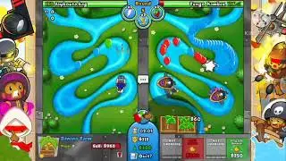 Jugando unas partidas de Bloons Td Battles | Raúl xd
