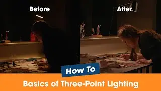 Easy Ways to Light a Scene | Three-Point Lighting Set Up