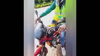 how to ride a motorbike in the city (Nairobi)