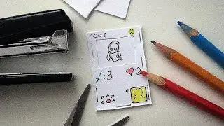 GUIDE. How to make a card from the CCG Little Fight v.0.1 / CCG / Homemade board game