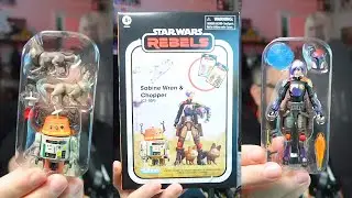 Unboxing Hasbro Rebels TVC Chopper and Sabine Wren for the GHOST