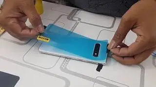 Samsung S10 plus Передняя и задняя защитная пленка Полная установка