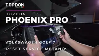 TOPDON PHOENIX PRO ▪ RESET SERVICE METANO ▪ VW GOLF 7