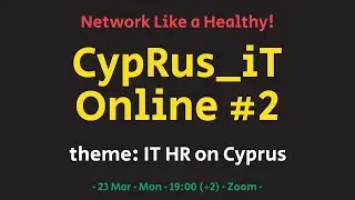 CypRus_iT Online #2 ///IT HR on Cyprus
