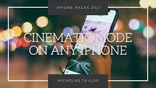 Get Cinematic Mode on ANY IPHONE | Portrait Video Made Easy | Free Way To Blur Your Video Background