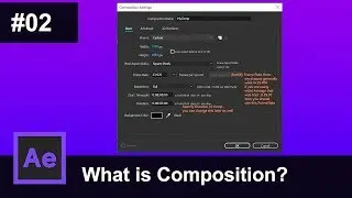 #02 What Is Composition | After Effects CC Full Course in Urdu / Hindi