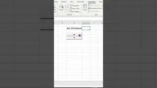 Scroll button in excel  