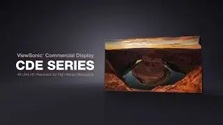 ViewSonic CDE Series 4K Signage